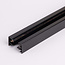 Rail monophasé 100 cm sans connecteur ni embout - noir