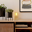 Lampe à poser Aspen - design ouvert avec base en bois
