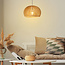 Lampe suspendue rurale en bois naturel - Jakarta