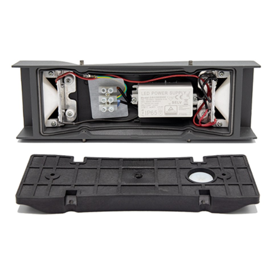 Applique industrielle d'extérieur Aurelia - anthracite