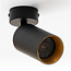 Spot de plafond moderne noir et or - Nala