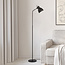 Lampadaire Lucca - noir au design industriel