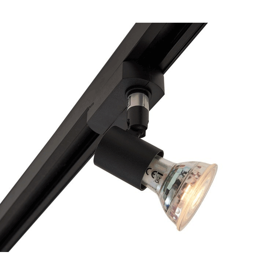 Système de rail moderne monophasé  de 1,5 mètre avec spots Stanley