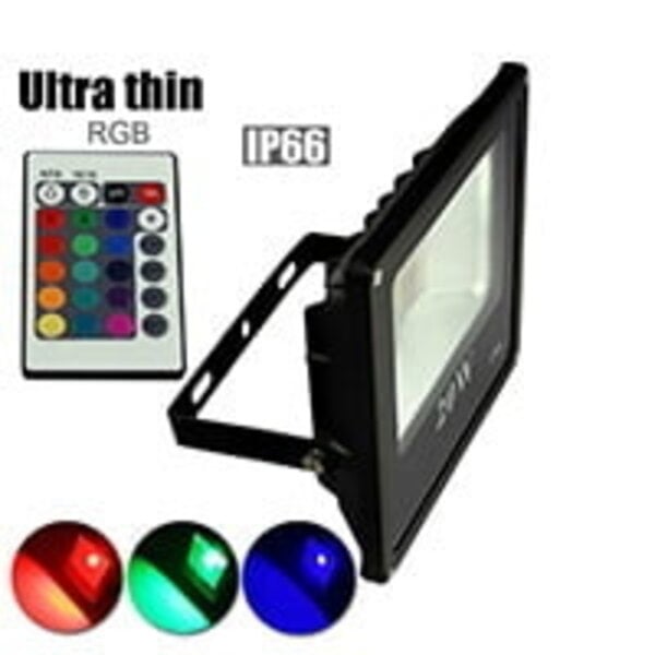 Projecteur LED IP65, RGB