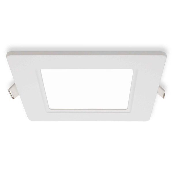 Spot encastrable LED carré 6W à température de couleur réglable - 120 x 120 mm