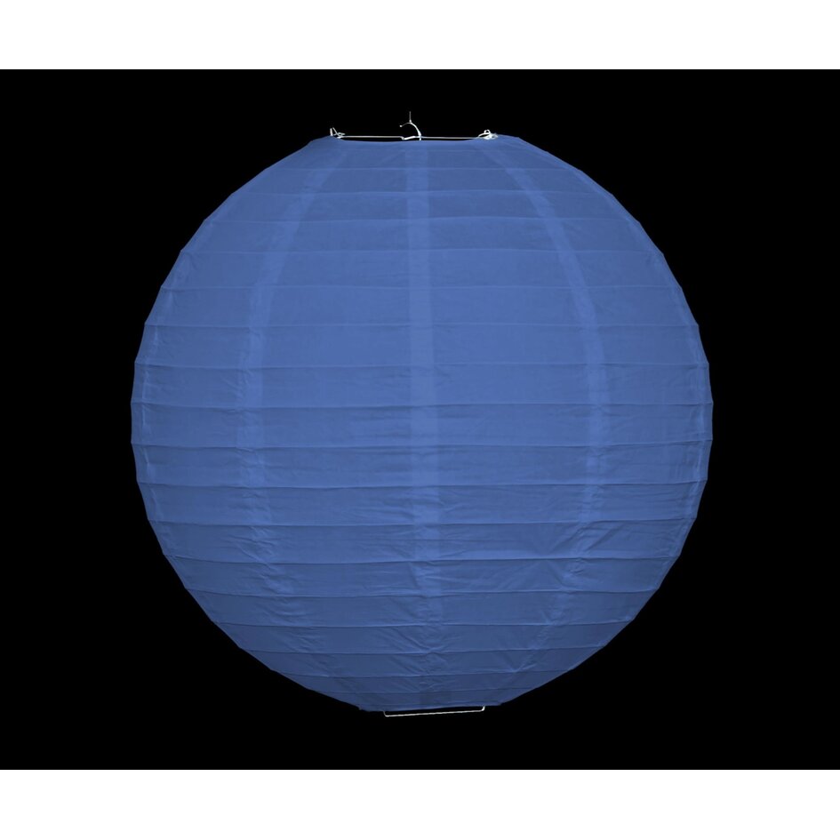 Lanterne en nylon bleu foncé pour l'extérieur