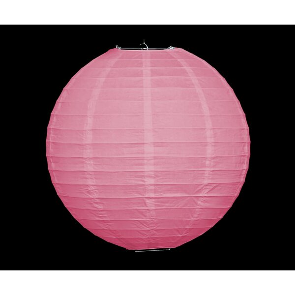 Lanterne extérieure rose en nylon
