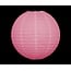 Lampion en nylon rose pour l'extérieur