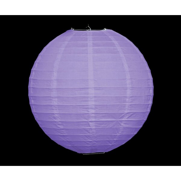 Lampion en nylon violet pour l'extérieur