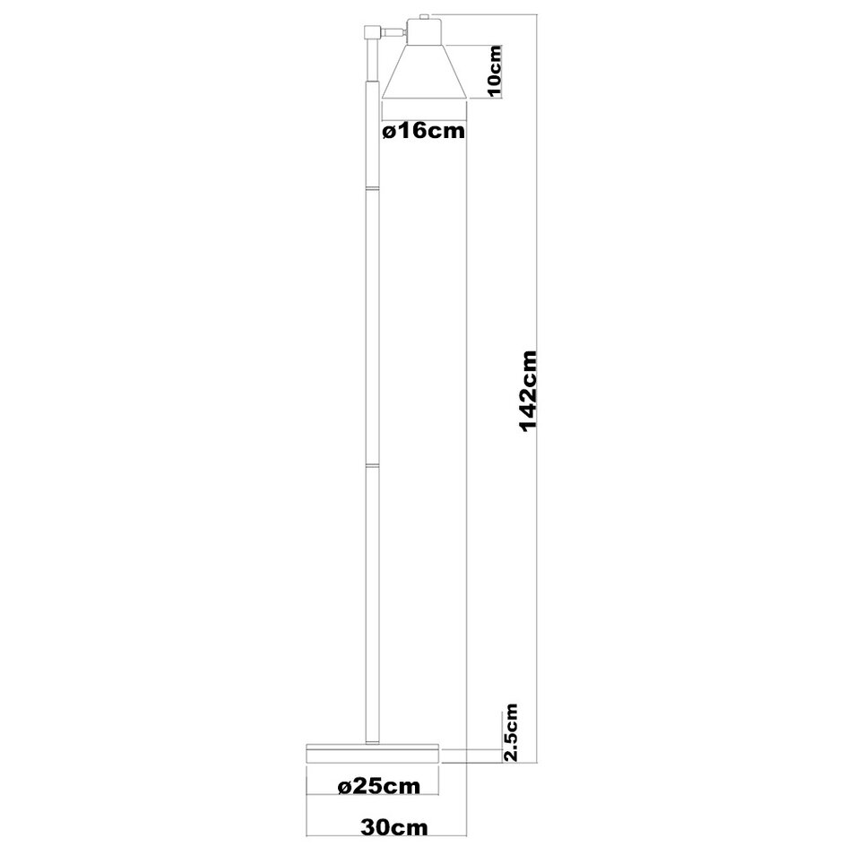 Lampadaire en bois - Elsie