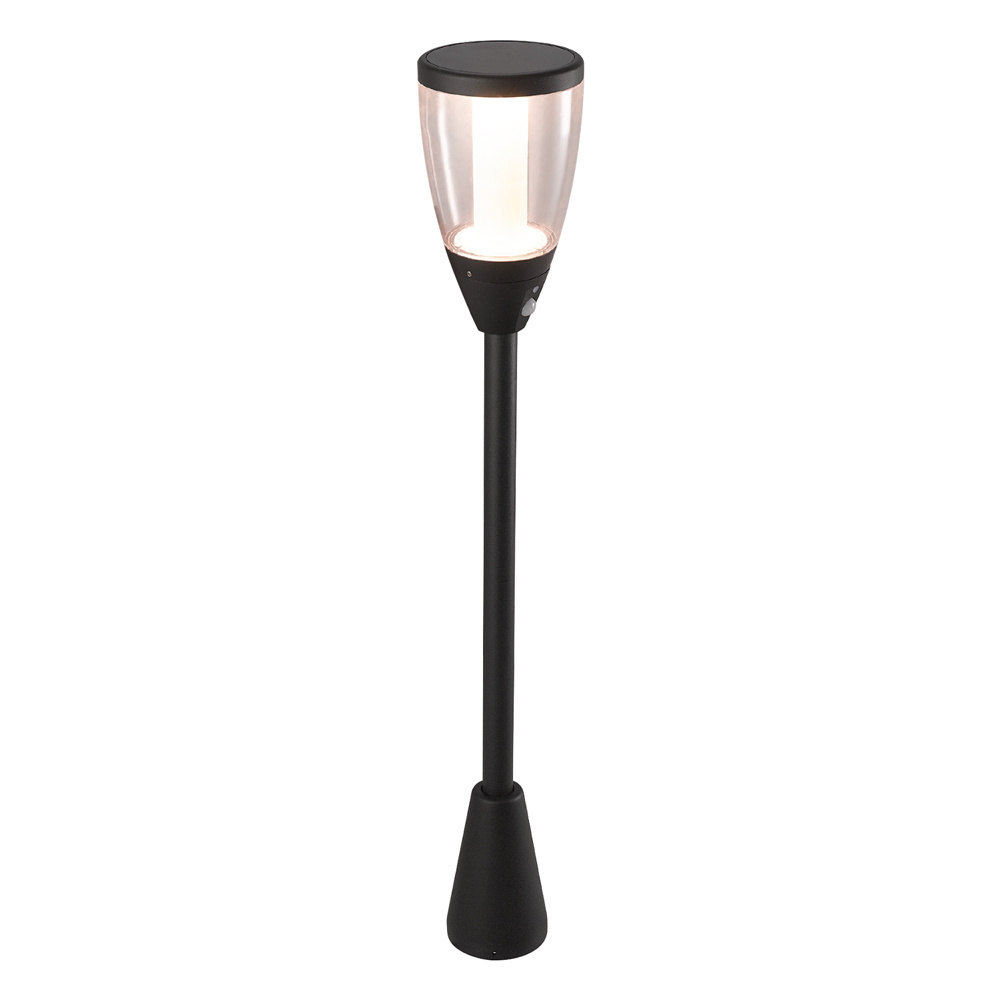 Lampadaire avec détecteur de mouvement, lampe d'extérieur, sur