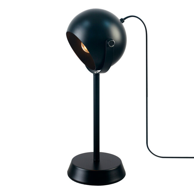 Lampe de table noire avec abat-jour inclinable - Archie