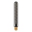 Ampoule tube LED E27 dimmable, spirale fumée, 30 cm