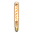 Ampoule tube LED E27 dimmable 4 watts, verre ambré, spirale (1800K)