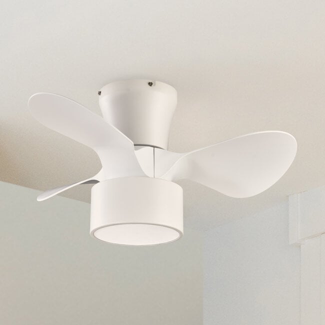 Ventilateur de plafond compact avec LED et télécommande - Vejas