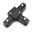 Connecteur en T pour rail monophasé, noir