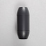 Applique ovale contemporaine noire