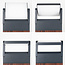 Lampe d'extérieur sur pied avec spot inclinable Jidde - aspect bois