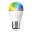 Ampoule LED E27 intelligente avec application Tuya, Ø45 mm, 4,9 W, RGB, dimmable