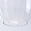 Suspension en verre transparent avec LED dimmables sur 3 niveaux - Isra