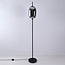 Lampadaire 3 étages gradable et verre fumé - Noelle