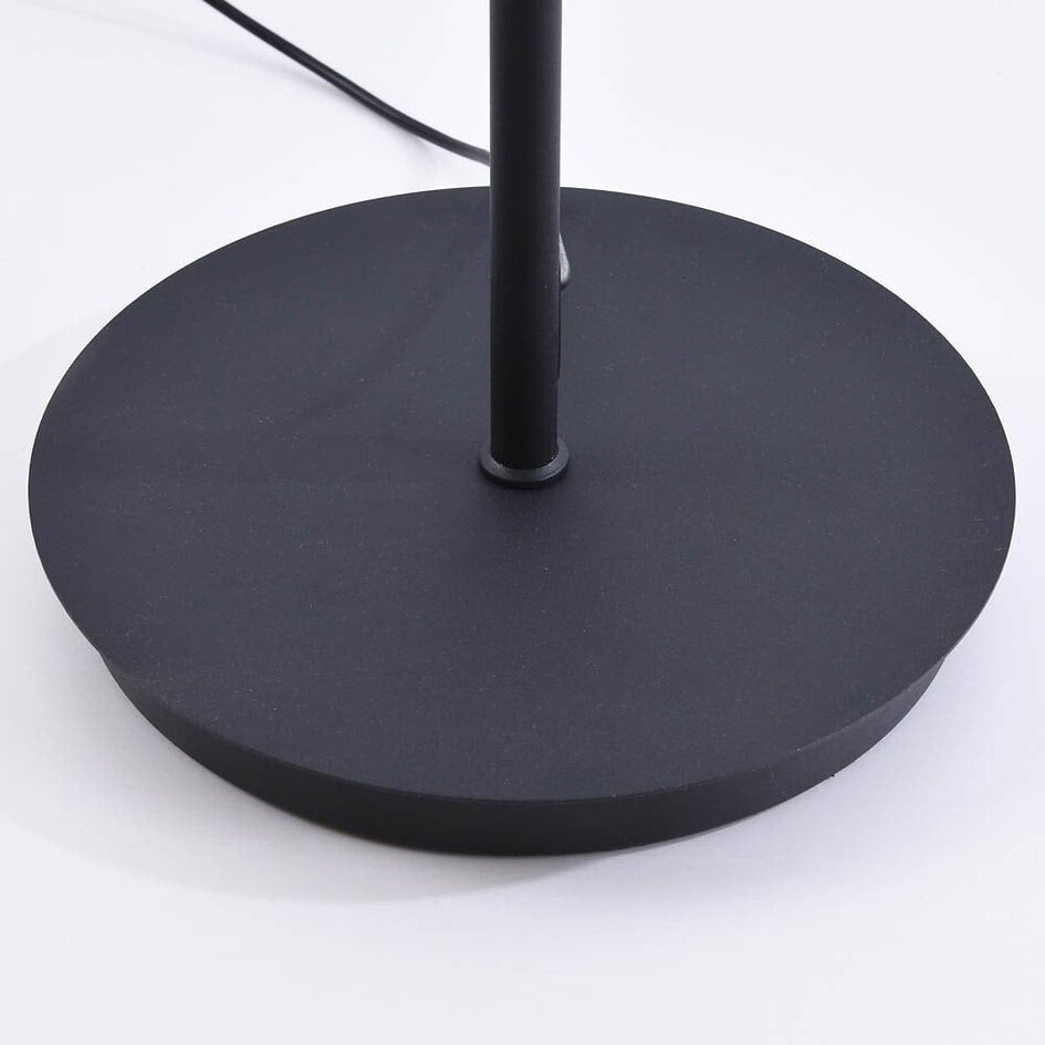 Lampadaire 3 étages gradable et verre fumé - Noelle