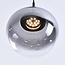 Suspension Florine en verre fumé à dégradé de couleur et LED dimmables à 3 niveaux