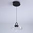 Suspension Aylin avec boule en verre transparent - intensité variable 3 niveaux
