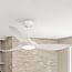 Ventilateur de plafond blanc avec LEDs et télécommande - Viento