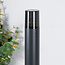 Lampe d'extérieur moderne sur pied en gris fumé - Jenny