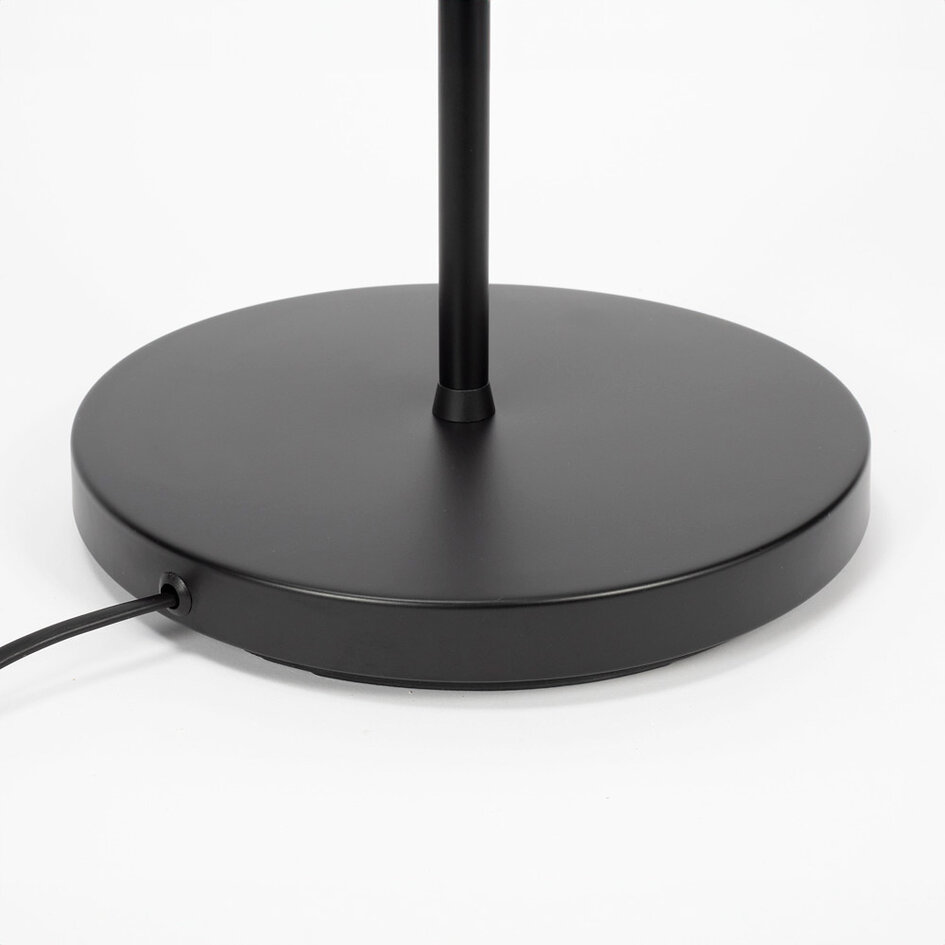 Lampadaire minimaliste Guld 3 lumières en noir et doré