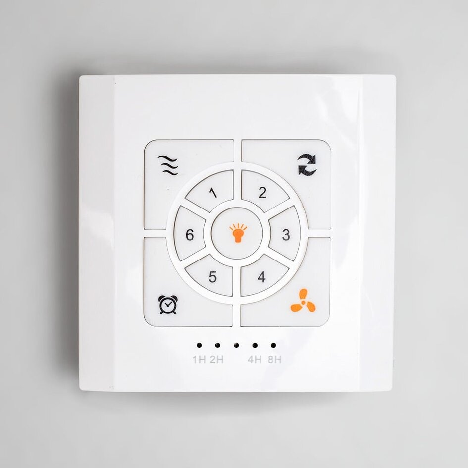 Interrupteur mural pour ventilateurs de plafond, Attention : ne convient pas à tous les modèles