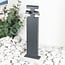 Lampe d'extérieur sur pied Jente à spots inclinables anthracite, LED intégrée