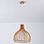 Lampe suspendue style rurale avec bois naturel - Hanoï