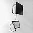 Applique solaire extérieure noire Rafail avec capteur - 200W