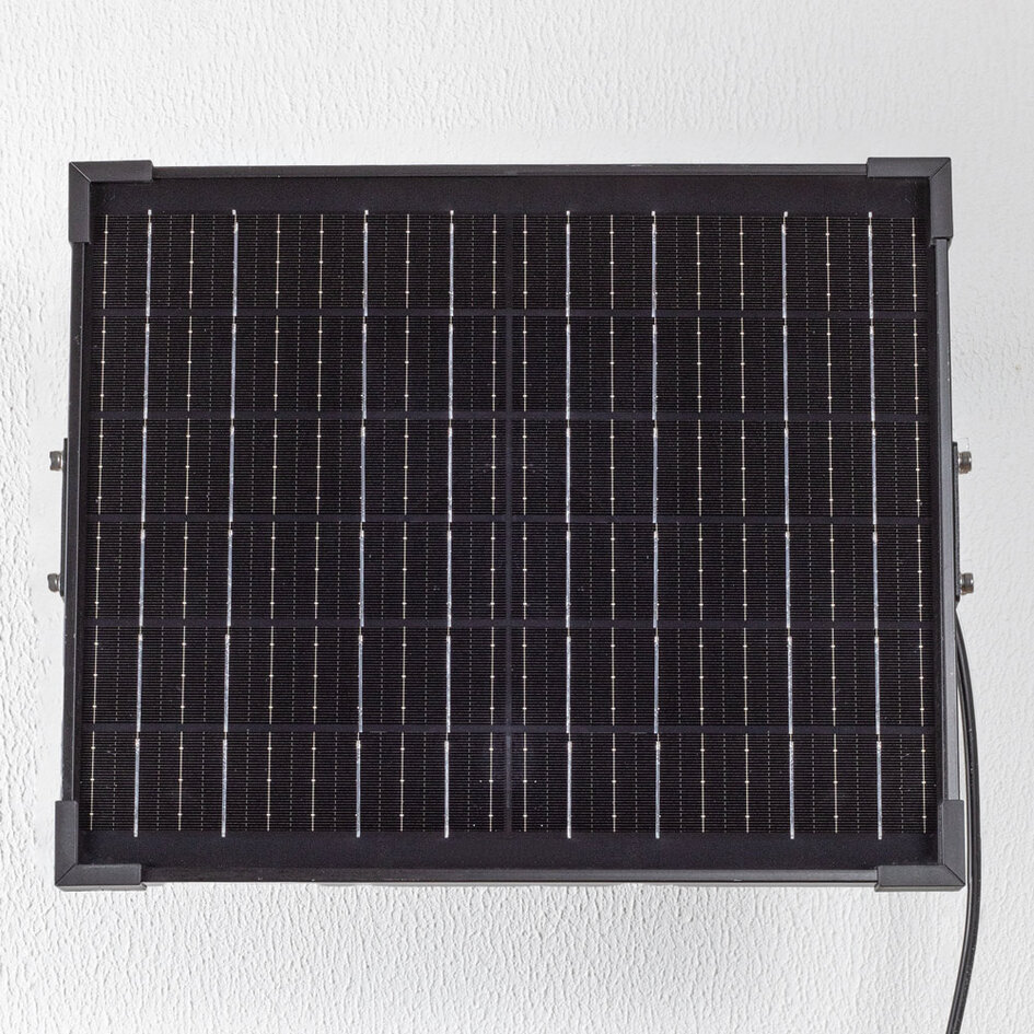 Applique solaire d'extérieur Nestor - noir, 60W
