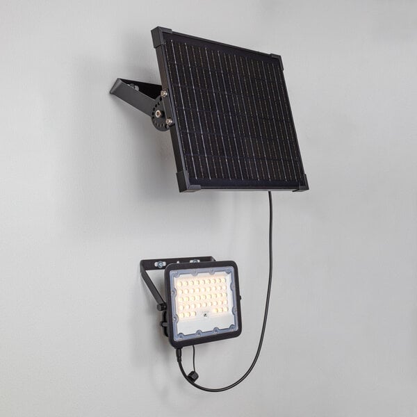 Applique solaire d'extérieur Nestor - noir, 60W