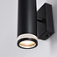 Applique murale industrielle Yara - noir mat