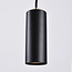 Suspension design 9 lumières Hialeah - noir mat et doré sable