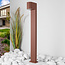 Lampadaire industriel Simone - brun rouille 70 cm