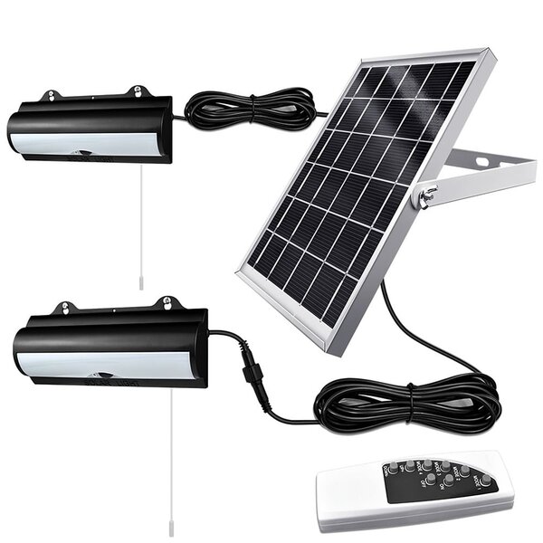 Applique solaire d'extérieur 8W à détecteur - Aron