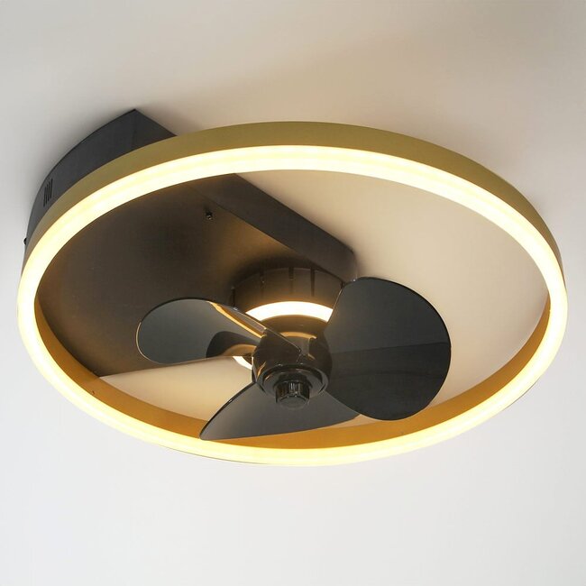 Ventilateur de plafond avec LED et télécommande - Lichi