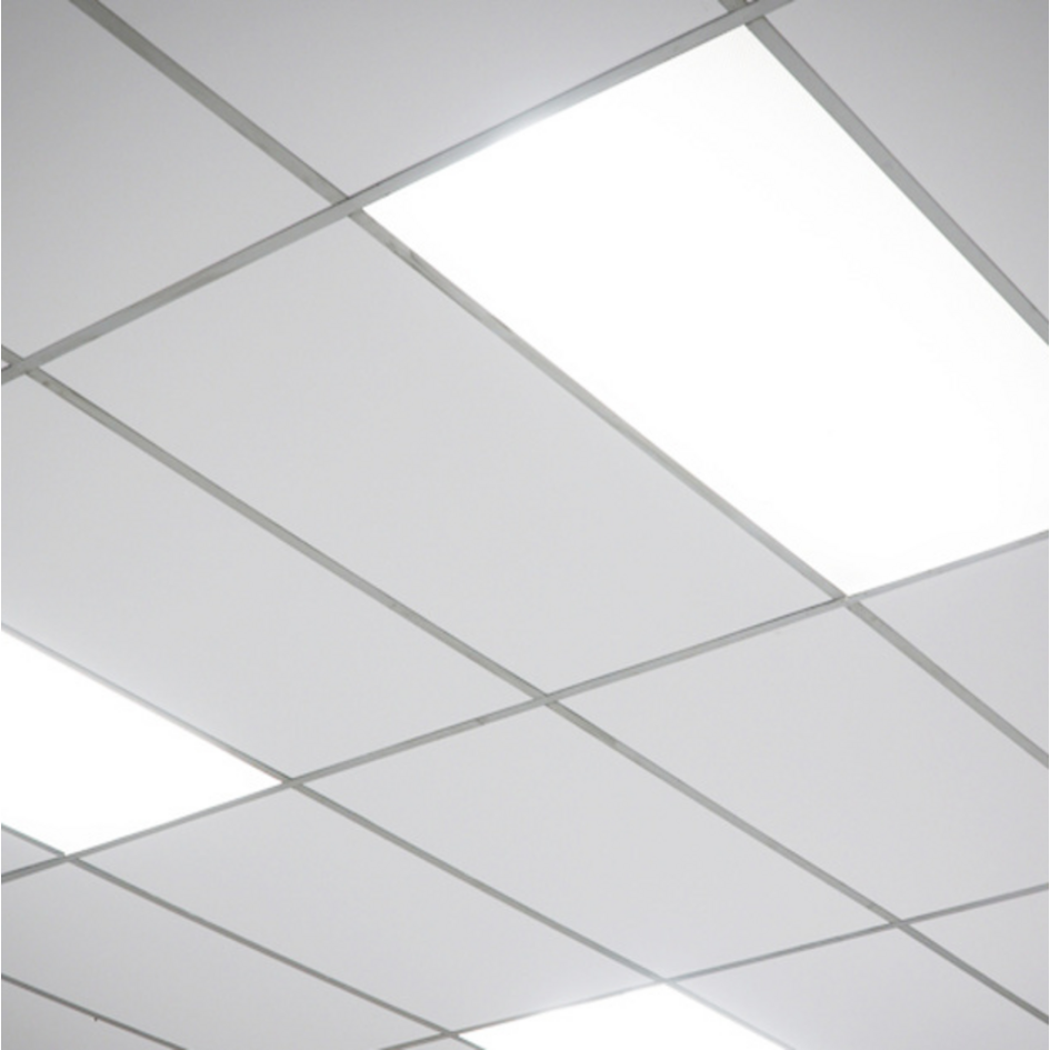 Jeu de 4 panneaux LED, 120x30cm, UGR<22, 24W, 4000K - 125lm/W