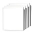 Jeu de 4 panneaux LED, 60x60cm, UGR<22, 24W, 4000K avec crochets de suspension