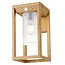 Applique solaire extérieure moderne avec capteur en aspect bois - Lumi