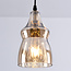 Lampe suspendue à 1 lumière Trinidad avec verre ambré - variante 2