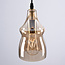 Lampe suspendue à 1 lumière Trinidad avec verre ambré - variante 2