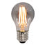 Ampoule filament LED E27 dimmable 8,5 watts, verre fumé