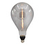 Ampoule filament LED E27 dimmable 7 watts, verre fumé 160 mm