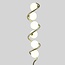 Lampadaire en spirale 6 lumières verre laiteux - Lexy